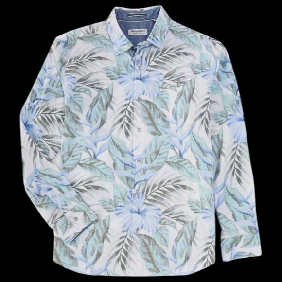 Tommy Bahama Other - Tommy Bahama Coastline Cord Fine Vines Shirt Men’s Big Tall 4XB Paloma Corduroy